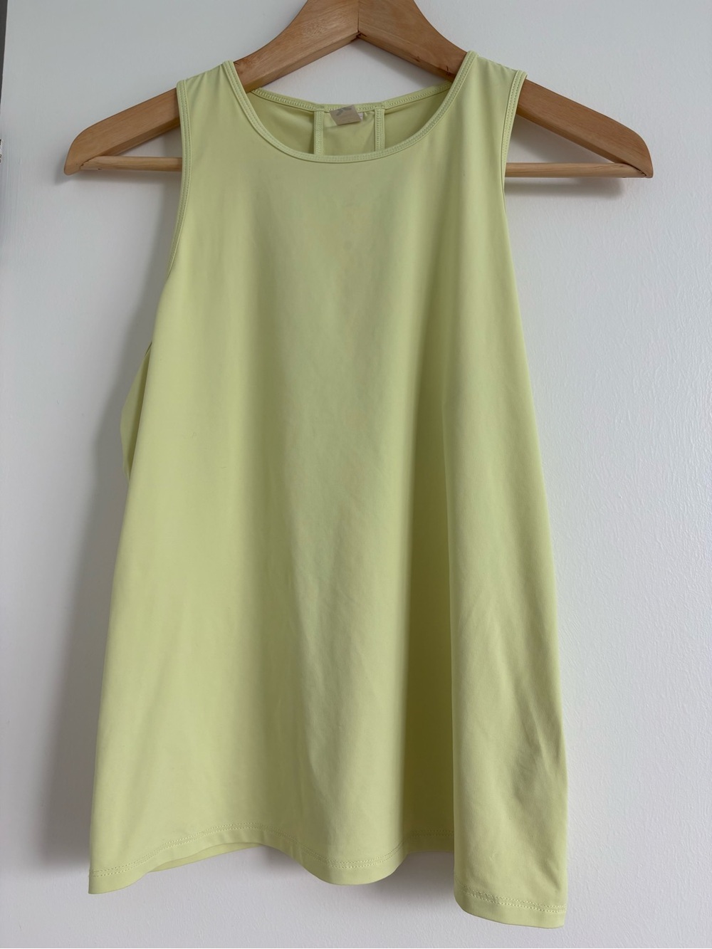 Sleeveless Women's Tank Top in Lemon Yellow - Classic Scoop Neck
